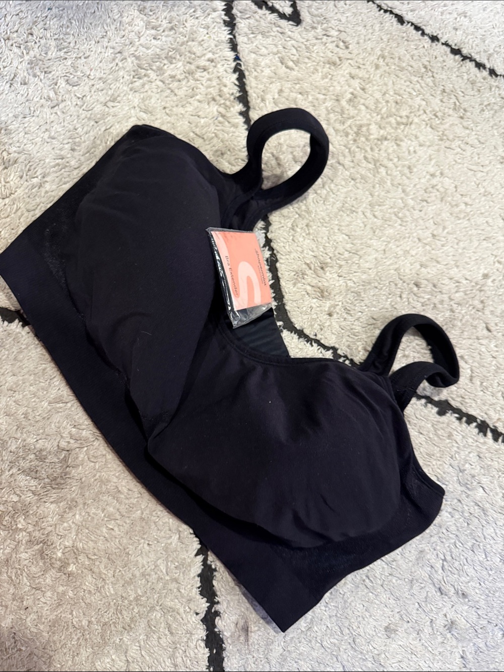 shapermint 3XL new Seamless Black Wireless Scoop Bralette